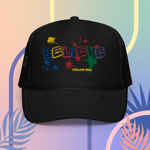 Believe Foam trucker hat