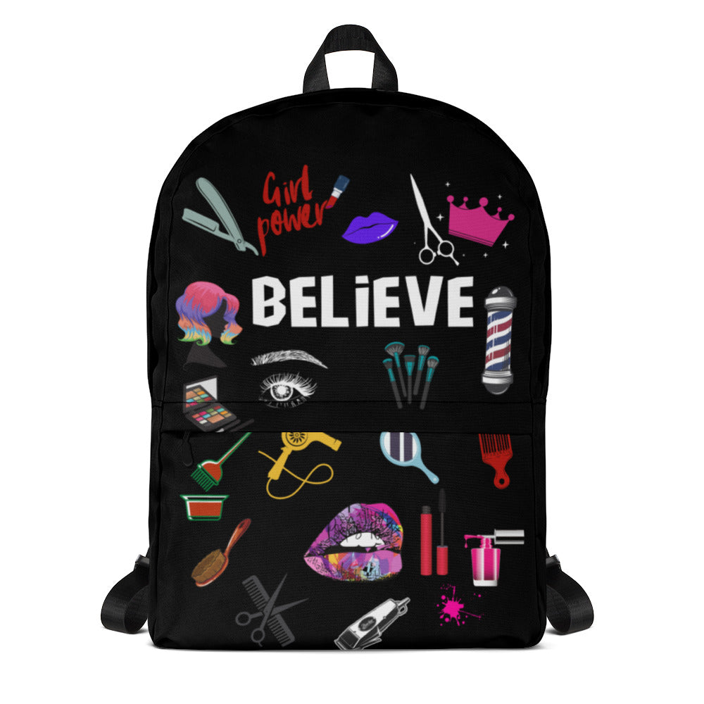 "Believe Hair Stylist" Backpack