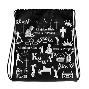 "K2WAP" Drawstring bag