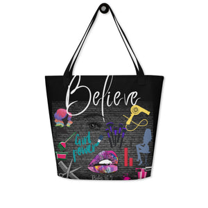 "Believe Beauty" Beach Bag