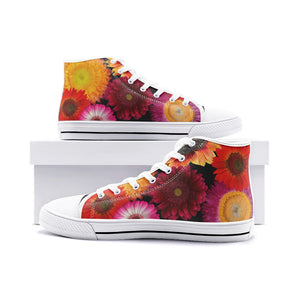 Believe Sunflower High Top Canvas Shoes