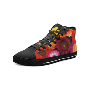 Believe Sunflower High Top Canvas Shoes