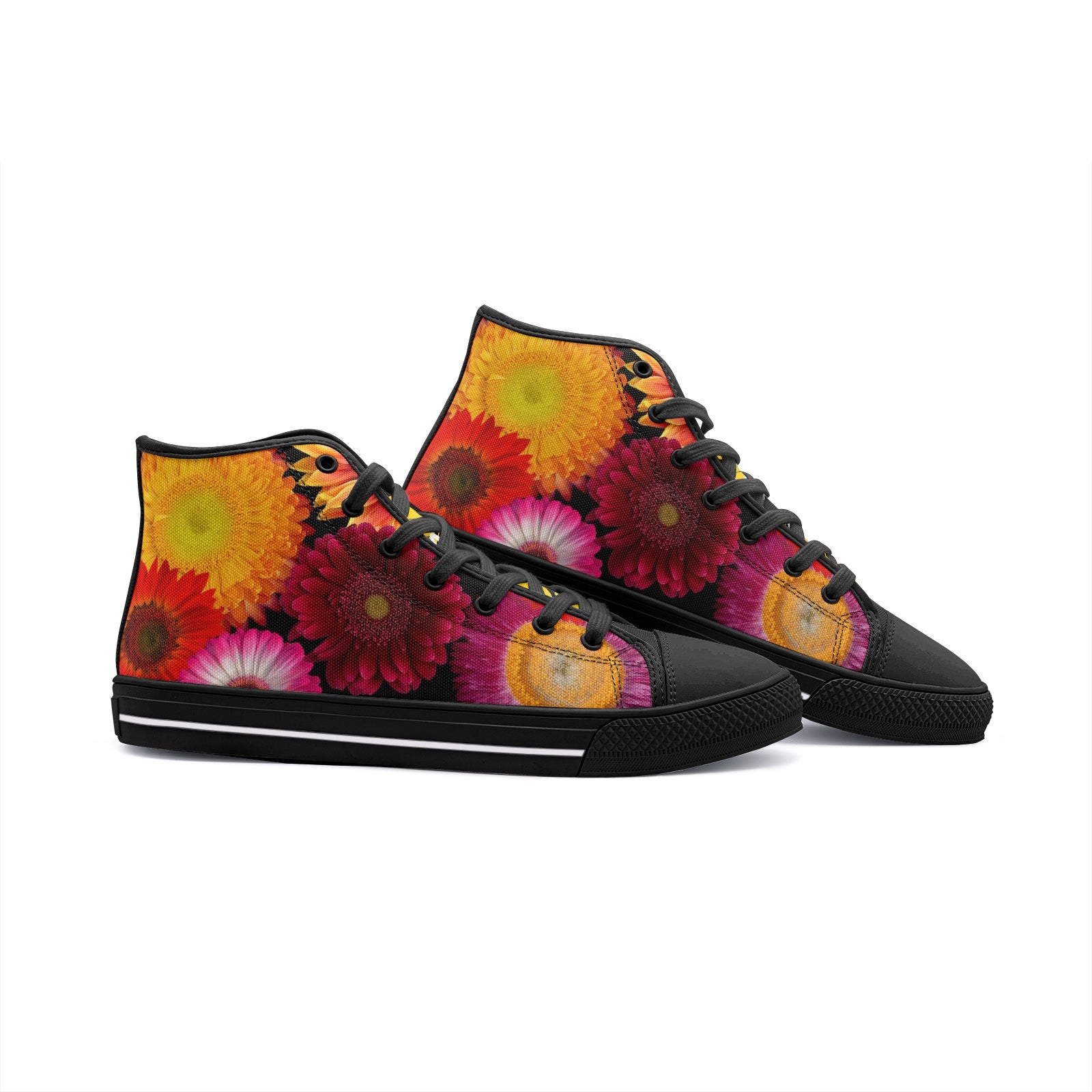 Believe Sunflower High Top Canvas Shoes