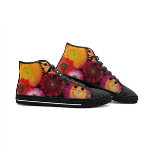 Believe Sunflower High Top Canvas Shoes