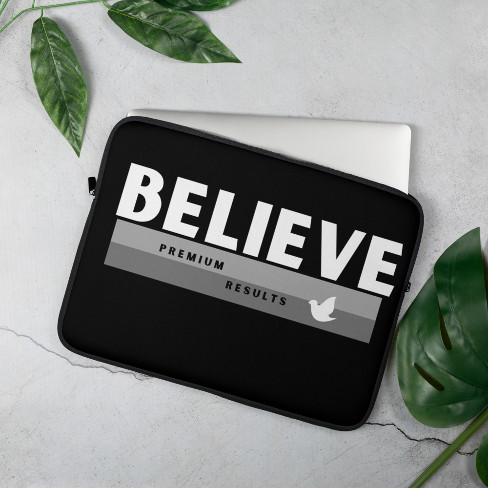 "Believe" Laptop Sleeve