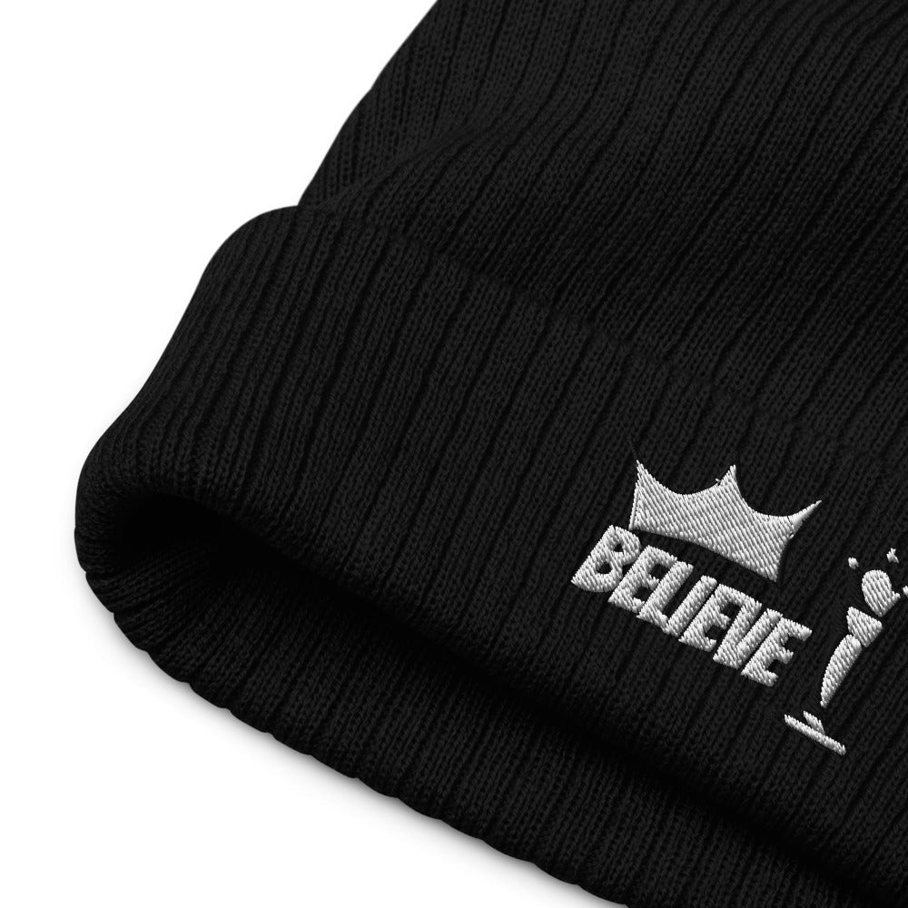 Recycled cuffed beanie