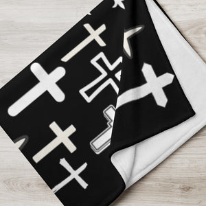 "Cross of Peace" Throw Blanket