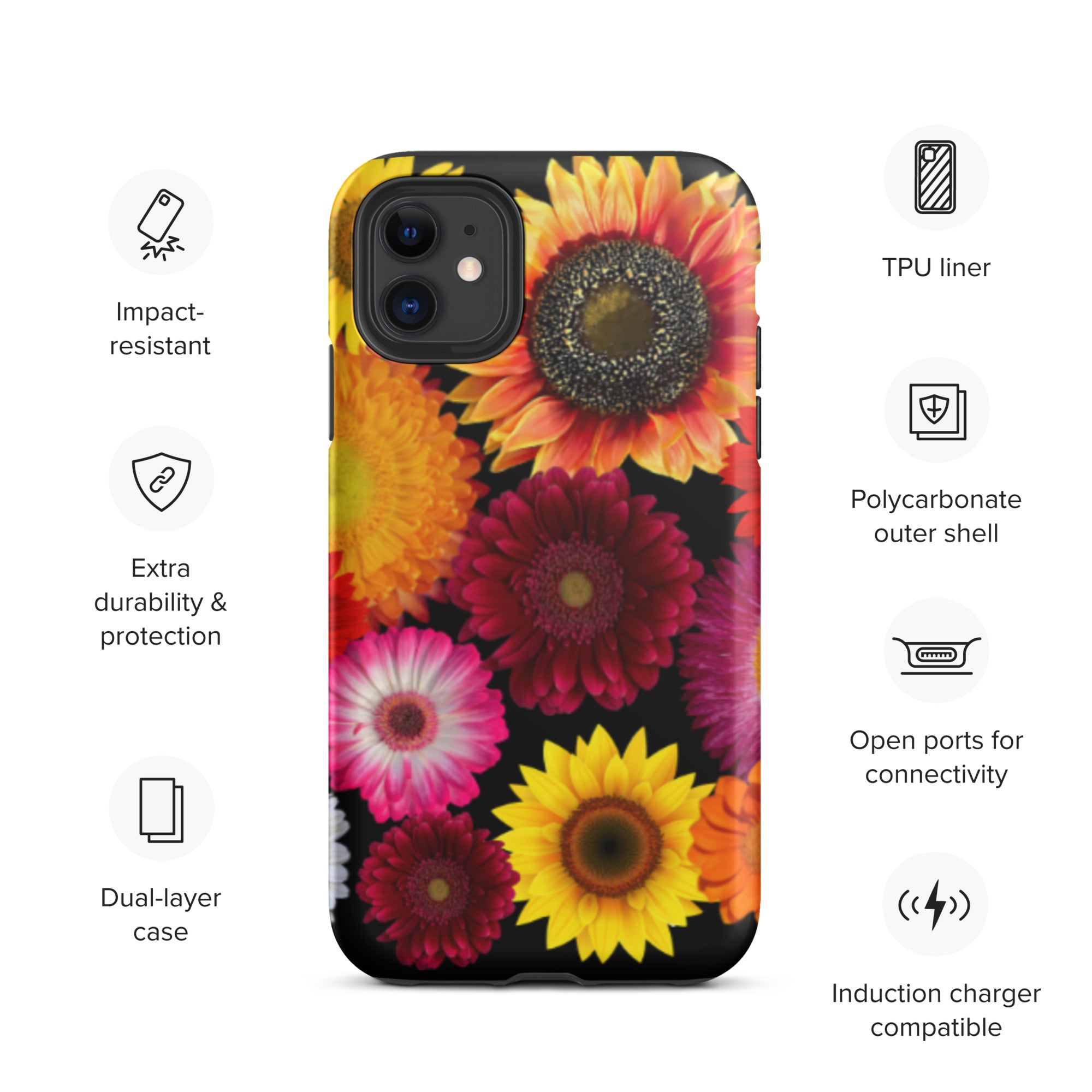 Sunflowers Tough iPhone case