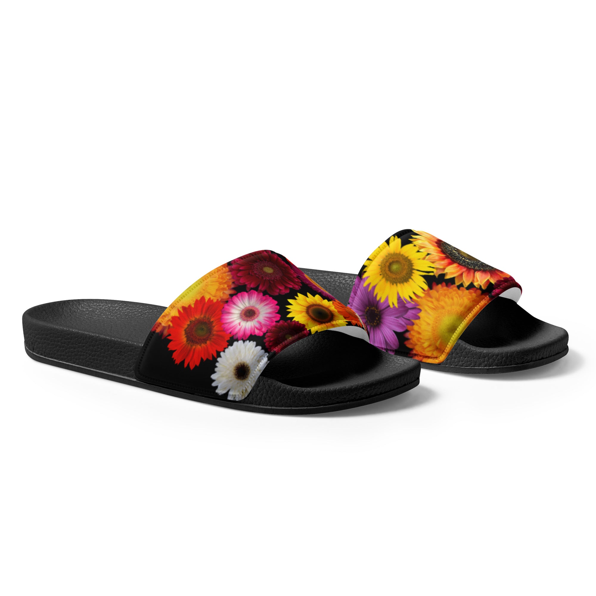 " Sunflowers Walking in Faith" Women's slides